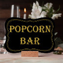 Search for popcorn bar wedding signs Newly weds