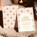 Search for pink pumpkin 1st birthday invitations Our little pumpkin