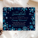Search for blue and silver baby shower invitations Winter wonderland