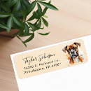 Search for boxers return address labels Dog