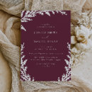 Search for boho burgundy wedding invitations Elegant