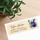 Search for french bulldogs return address labels Pet