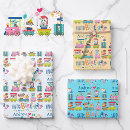 Search for train birthday wrapping paper Boy