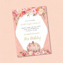 Search for rose gold pumpkin invitations Trendy