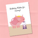 Search for piglet birthday cards Pink