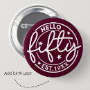 Search for fiftys badges 50th birthday
