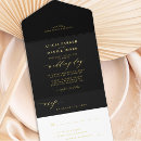 Search for black and gold foil wedding invitations Simple