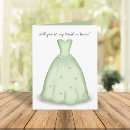 Search for green bridesmaid cards Elegant