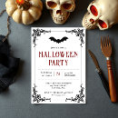 Search for gothic bat invitations Vintage