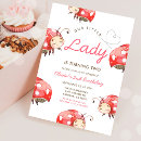 Search for ladybug 2nd birthday invitations Love bug