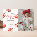 Search for photo ladybug invitations Red