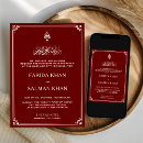 Search for ornate maroon border invitations Simple