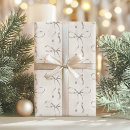 Search for neutral holiday wrapping paper Bow