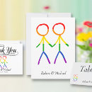 Search for gay couples wedding invitations Colourful