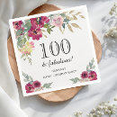 Search for burgundy napkins Senior