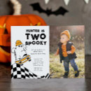 Search for two spooky birthday invitations Ghost birthday party