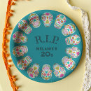 Search for skull plates 30th birthday party