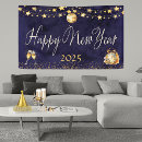 Search for new year banners Typography