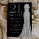 Search for silver 21st birthday invitations Party