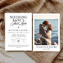 Search for funny reception invitations Minimal minimalist modern