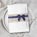 Search for ribbon wedding invitation belly bands Bow