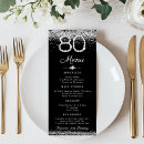 Search for birthday dinner menus Black and white