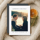 Search for single photo christmas cards Modern