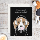 Search for funny beagle postcards Dog lover