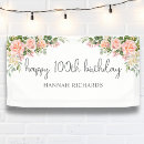 Search for 100th birthday banners Elegant