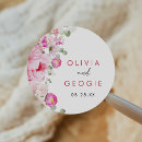 Search for vintage pink wedding stickers Boho