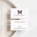 Search for purple butterfly business cards Colourful