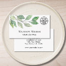 Search for green leaf logo business cards Leaves