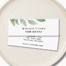 Search for greenery business cards Stylish