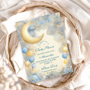 Search for moon baby shower invitations Watercolor clouds