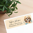 Search for shih tzu return address labels Dog