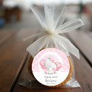 Search for pink elephant baby shower stickers Watercolor