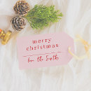 Search for christmas pink gift tags Whimsical