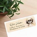 Search for shih tzus return address labels Cute