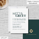 Search for meet and greet invitations Business event