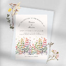 Search for dragonfly wedding invitations Watercolor