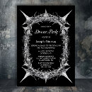 Search for gothic party invitations Black