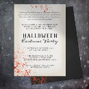 Search for blood splatter invitations Horror