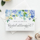 Search for hydrangea bridesmaid cards Bridal party