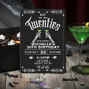 Search for death to her 20s invitations Black and white