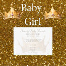 Search for gold princess baby shower invitations Tiara