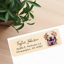 Search for yellow labrador retriever return address labels Dog
