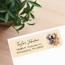 Search for yellow dog return address labels Cute