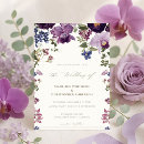 Search for vintage floral wedding invitations Calligraphy