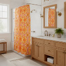 Search for orange shower curtains Warm colours