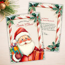 Search for letter from santa cards Watercolor